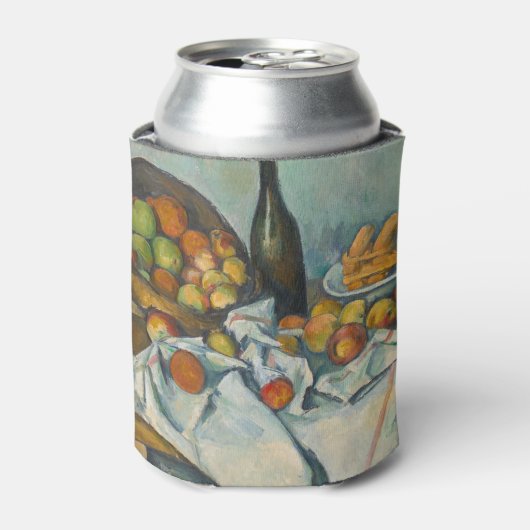Paul Cezanne - De Mand met Appels Blikjeskoeler (Blikje Voorkant)
