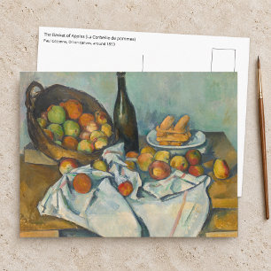 Paul Cezanne - De Mand met Appels Briefkaart