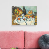 Paul Cezanne - De Mand met Appels Canvas Afdruk (Insitu (Woonkamer))
