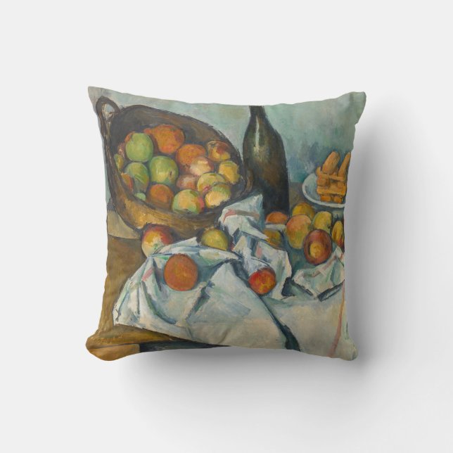 Paul Cezanne - De Mand met Appels Kussen (Voorkant)