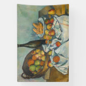 Paul Cezanne - De Mand met Appels Spandoek (Verticaal)