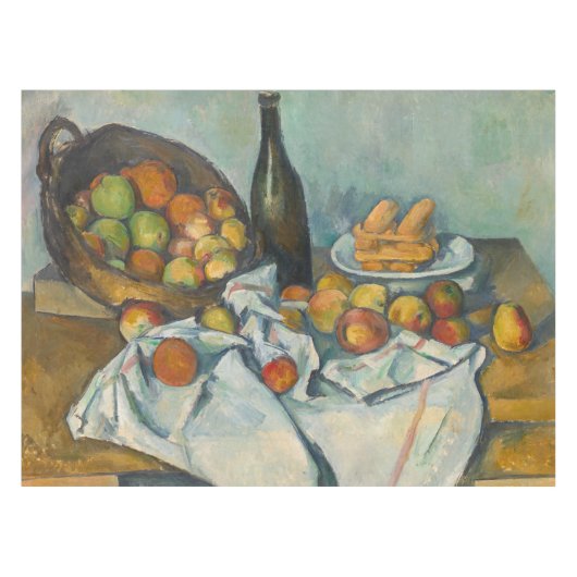 Paul Cezanne - De Mand met Appels Tafelkleed (Voorkant (Horizontaal))