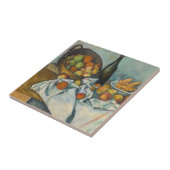 Paul Cezanne - De Mand met Appels Tegeltje (Zijkant)