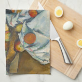 Paul Cezanne - De Mand met Appels Theedoek (Quarter Fold)