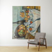 Paul Cezanne - De Mand met Appels Wandkleed (In situ)
