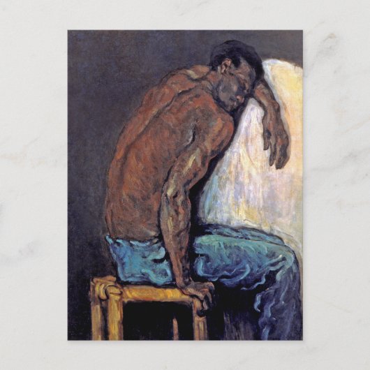 Paul Cezanne - De neger Scipio Schilderij Briefkaart (Voorkant)