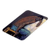 Paul Cezanne - De neger Scipio Schilderij Magneet (Linkerzijde)