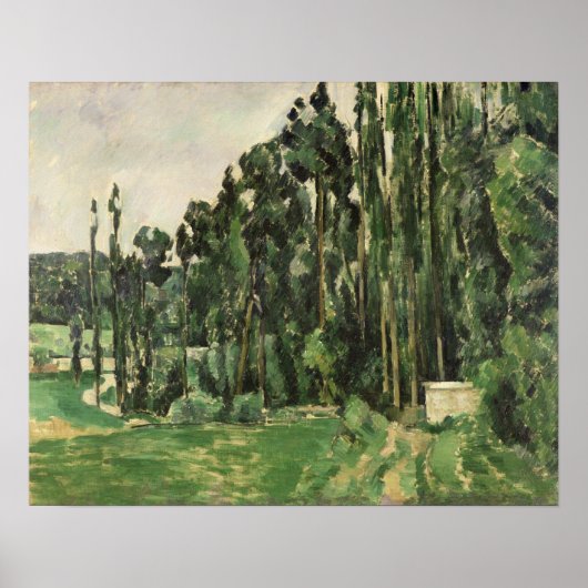 Paul Cezanne | De Poplars, c.1879-82 Poster (Voorkant)