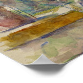 Paul Cezanne - De Terrace in de tuin Poster (Hoek)