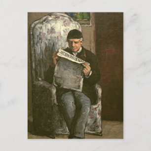 Paul Cezanne   de Vader van de Kunstenaar, die Briefkaart