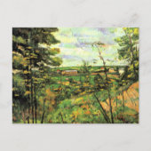 Paul Cezanne, De vallei van de Oise, Feestdagenkaart (Voorkant)