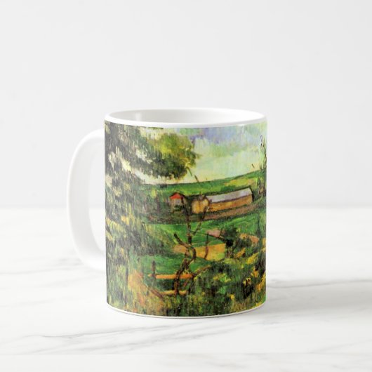 Paul Cezanne, De vallei van de Oise, Koffiemok (Voorkant links)