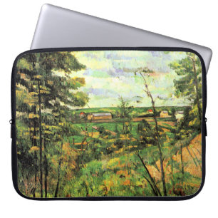Paul Cezanne, De vallei van de Oise, Laptop Sleeve