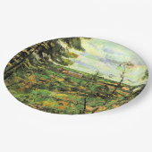 Paul Cezanne, De vallei van de Oise, Papieren Bordje (Gekanteld)
