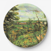 Paul Cezanne, De vallei van de Oise, Papieren Bordje (Voorkant)
