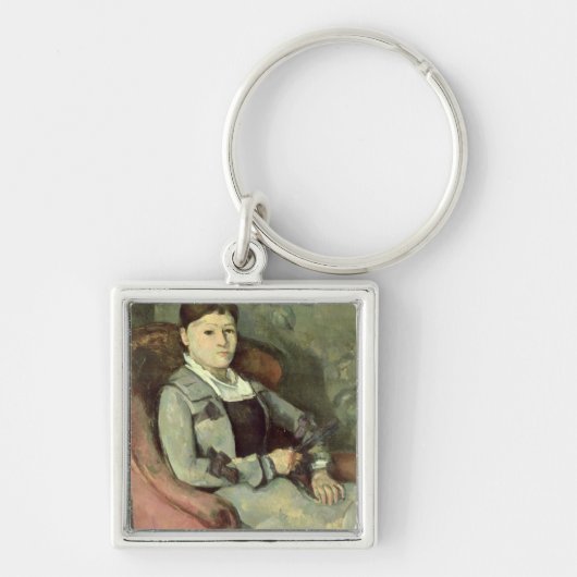 Paul Cezanne | De vrouw van de kunstenaar in een s Sleutelhanger (Voorkant)