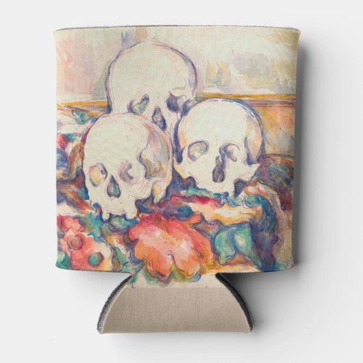 Paul Cezanne - De Waterverf van de Drie Skull Blikjeskoeler (Voorkant)