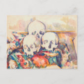 Paul Cezanne - De Waterverf van de Drie Skull Briefkaart (Voorkant)