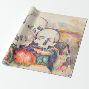 Paul Cezanne - De Waterverf van de Drie Skull Cadeaupapier