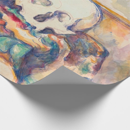 Paul Cezanne - De Waterverf van de Drie Skull Cadeaupapier (Hoek)