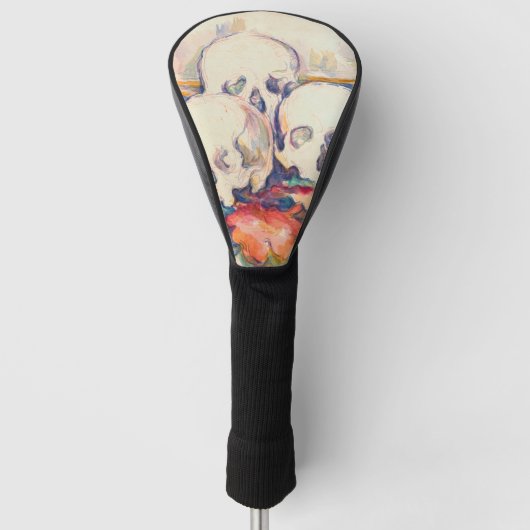 Paul Cezanne - De Waterverf van de Drie Skull Golfheadcover (Voorkant)