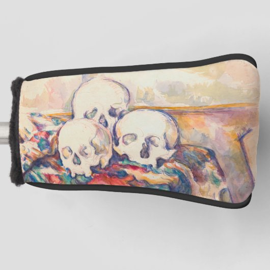 Paul Cezanne - De Waterverf van de Drie Skull Golfheadcover (Voorkant)