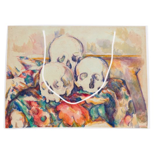 Paul Cezanne - De Waterverf van de Drie Skull Groot Cadeauzakje (Voorkant)