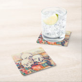 Paul Cezanne - De Waterverf van de Drie Skull Kartonnen Onderzetters (Insitu)