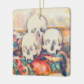 Paul Cezanne - De Waterverf van de Drie Skull Keramisch Ornament (Links)