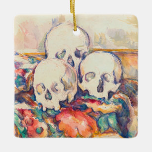 Paul Cezanne - De Waterverf van de Drie Skull Keramisch Ornament