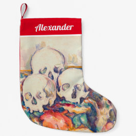 Paul Cezanne - De Waterverf van de Drie Skull Kleine Kerstsok