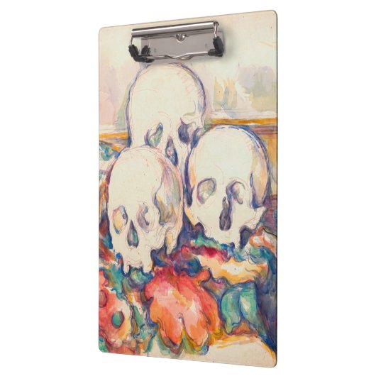 Paul Cezanne - De Waterverf van de Drie Skull Klembord (Links)