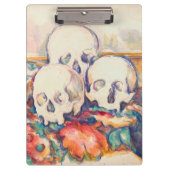 Paul Cezanne - De Waterverf van de Drie Skull Klembord (Voorkant)