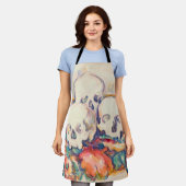 Paul Cezanne - De Waterverf van de Drie Skull Schort (Gedragen)