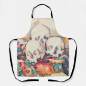 Paul Cezanne - De Waterverf van de Drie Skull Schort (Voorkant)