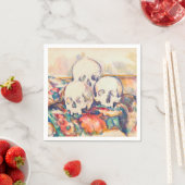 Paul Cezanne - De Waterverf van de Drie Skull Servet (Insitu)