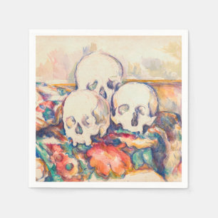 Paul Cezanne - De Waterverf van de Drie Skull Servet