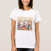 Paul Cezanne - De Waterverf van de Drie Skull T-shirt (Voorkant)