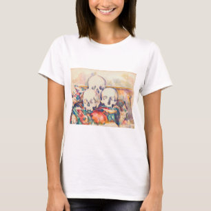 Paul Cezanne - De Waterverf van de Drie Skull T-shirt