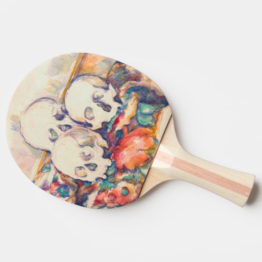 Paul Cezanne - De Waterverf van de Drie Skull Tafeltennisbatje (Zijkant)