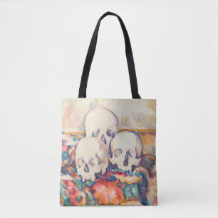Paul Cezanne - De Waterverf van de Drie Skull Tote Bag