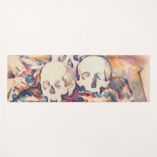 Paul Cezanne - De Waterverf van de Drie Skull Yogamat (Voorkant (horizontaal))