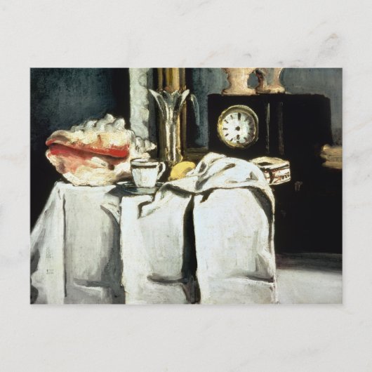 Paul Cezanne | De zwarte marmeren klok, c.1870 Briefkaart (Voorkant)