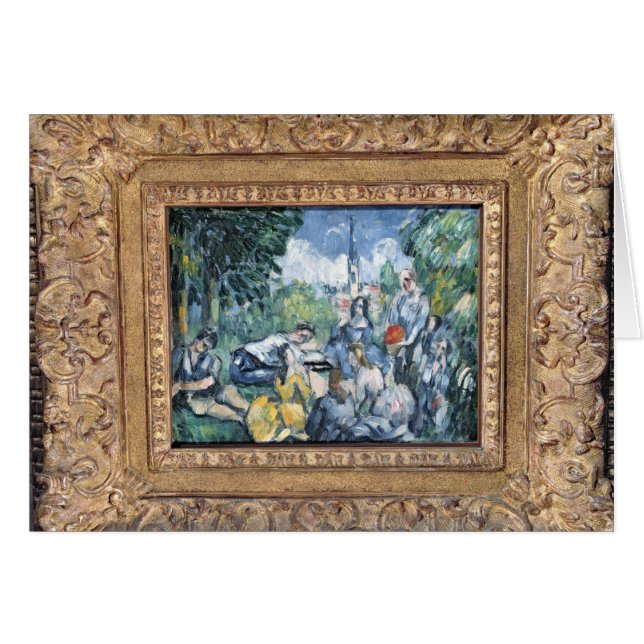 Paul Cezanne | Dejeuner sur l'herbe, 1876-1977 (Voorkant Horizontaal)