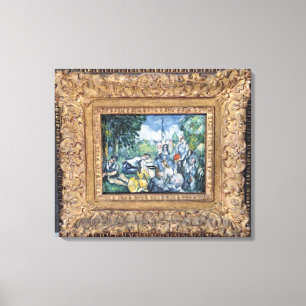 Paul Cezanne   Dejeuner sur l'herbe, 1876-1977 Canvas Afdruk