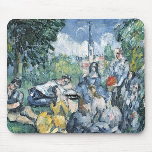 Paul Cezanne | Dejeuner sur l'herbe, 1876-1977 Muismat (Voorkant)