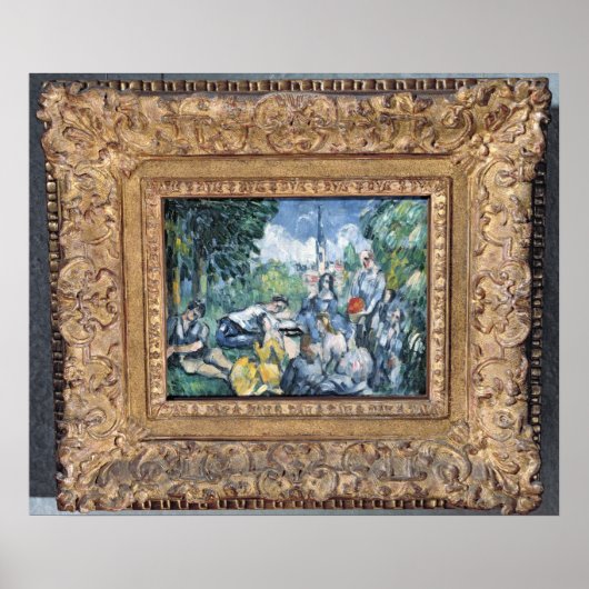 Paul Cezanne | Dejeuner sur l'herbe, 1876-1977 Poster (Voorkant)