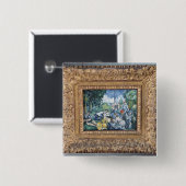 Paul Cezanne | Dejeuner sur l'herbe, 1876-1977 Vierkante Button 5,1 Cm (Voorkant /achterkant)