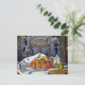 Paul Cezanne Dish van appels Briefkaart (Staand voorkant)