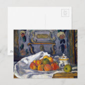 Paul Cezanne Dish van appels Briefkaart (Voorkant / Achterkant)